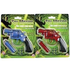 Spy Mission Die Cast Metal Cap Gun -with Silencer for sale  Delivered anywhere in Ireland