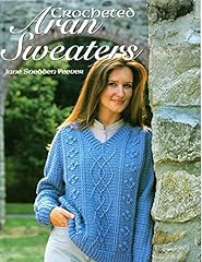 Crocheted aran sweaters for sale  Delivered anywhere in UK