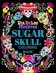 Sugar skull colouring for sale  Delivered anywhere in UK