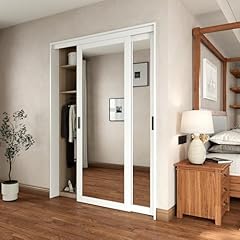 Mirrored closet sliding for sale  Delivered anywhere in USA 