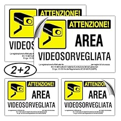 Evm cartelli videosorveglianza usato  Spedito ovunque in Italia 