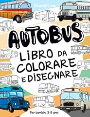 Autobus libro colorare usato  Spedito ovunque in Italia 