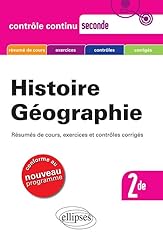 Histoire géographie seconde d'occasion  Livré partout en France