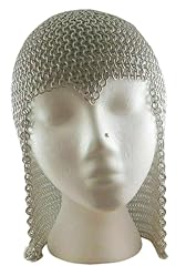 Medieval chainmail coif for sale  Delivered anywhere in UK