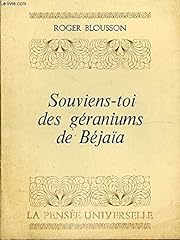 Souviens géraniums béjaïa d'occasion  Livré partout en France