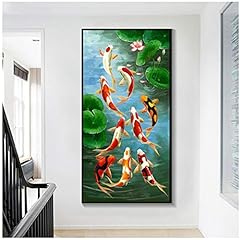 Koi Fish Wall Art Picture HD Prints Canvas Painting for sale  Delivered anywhere in Canada