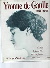 Yvonne gaulle soeur d'occasion  Livré partout en France