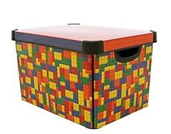 Curver Stockholm Bright Blocks Deco Storage Multi Colour, used for sale  Delivered anywhere in UK