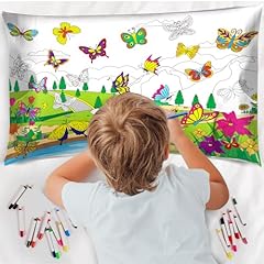 Qyeahkj coloring pillowcase for sale  Delivered anywhere in USA 