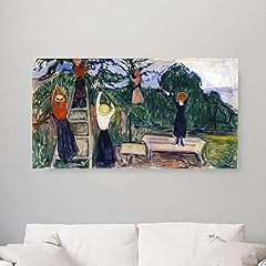 AMANUO Edvard Munch Hand Painted Oil Paintings 120X65 for sale  Delivered anywhere in Canada