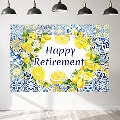 7x5ft happy retirement for sale  Delivered anywhere in USA 