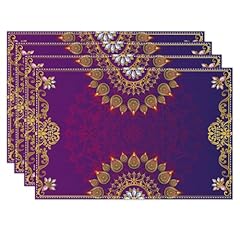 Linen diwali placemats for sale  Delivered anywhere in USA 