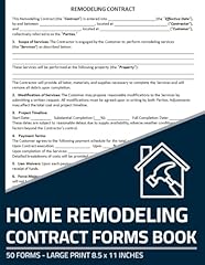Home remodeling contract for sale  Delivered anywhere in USA 