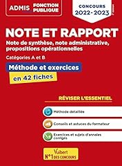 Note rapport méthode d'occasion  Livré partout en France