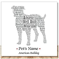 American bulldog personalize for sale  Delivered anywhere in USA 