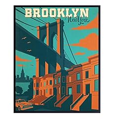 Brooklyn travel poster for sale  Delivered anywhere in USA 