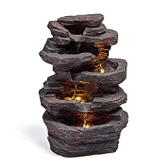 VonHaus 4 Tier Water Feature – Indoor and Outdoor Cascading, used for sale  Delivered anywhere in UK