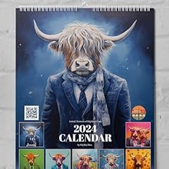 highland cow calendar 2018 for sale  Delivered anywhere in UK