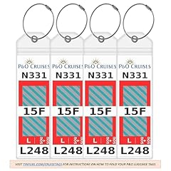 Cruise luggage tag for sale  Delivered anywhere in UK