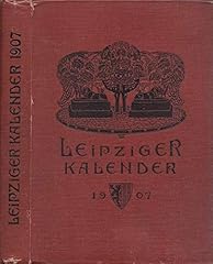 Leipziger kalender 1907 gebraucht kaufen  Wird an jeden Ort in Deutschland