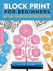 Block Print for Beginners: Learn to make lino blocks, used for sale  Delivered anywhere in UK