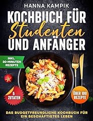 Kochbuch studenten anfänger gebraucht kaufen  Wird an jeden Ort in Deutschland