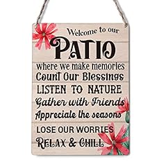 Farmhouse welcome patio for sale  Delivered anywhere in USA 