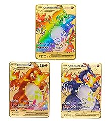Lot de 3 cartes Pokémon rares - métallisé (3 Dracaufeu d'occasion  Livré partout en France