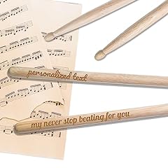 Personalized drumsticks laser for sale  Delivered anywhere in USA 