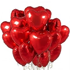 Palloncini cuore rosso usato  Spedito ovunque in Italia 