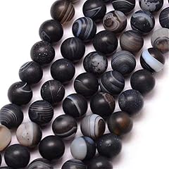 Perles agate rubanée d'occasion  Livré partout en France