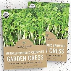 Organic garden cress for sale  Delivered anywhere in USA 