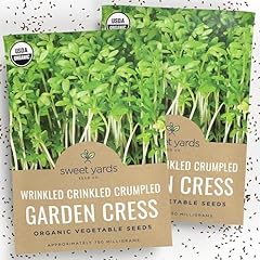 Organic garden cress for sale  Delivered anywhere in USA 