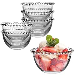 Set glass dessert for sale  Delivered anywhere in UK