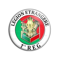 Badge 38mm Bouton Epinglette Legion Etrangère 1er REG d'occasion  Livré partout en France