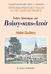 Historique boissy seine d'occasion  Livré partout en France