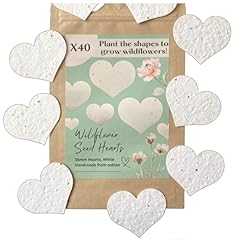 Plantable wildflower hearts. for sale  Delivered anywhere in UK