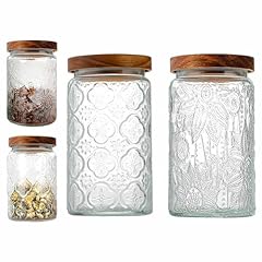 Glass jar airtight for sale  Delivered anywhere in UK