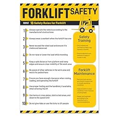 Forklift safety poster for sale  Delivered anywhere in USA 