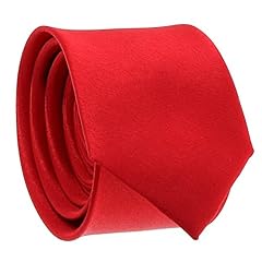Cravate fine rouge d'occasion  Livré partout en France