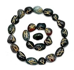 Bloodstone runes crystal for sale  Delivered anywhere in USA 