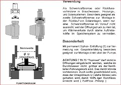 Einlegeschwerkraftbremse therm gebraucht kaufen  Wird an jeden Ort in Deutschland