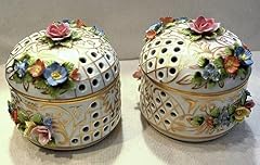 Dresden ceramic trinket for sale  Delivered anywhere in USA 
