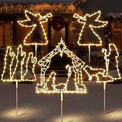 Electricwise outdoor nativity for sale  Delivered anywhere in USA 