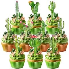 Pcs cactus cupcake for sale  Delivered anywhere in USA 