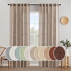 Miulee taupe linen for sale  Delivered anywhere in USA 
