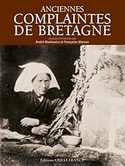 Anciennes complaintes bretagne d'occasion  Livré partout en France