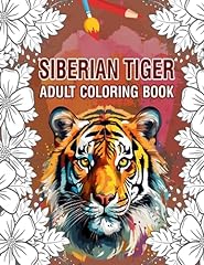 Siberian tiger coloring for sale  Delivered anywhere in UK