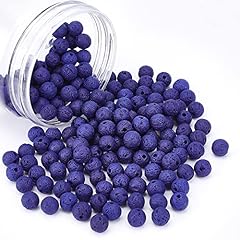 NBEADS 1 Box About 188 Pcs 8mm Dyed Natural Lava Beads, for sale  Delivered anywhere in Canada