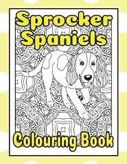 Sprocker spaniels colouring for sale  Delivered anywhere in UK